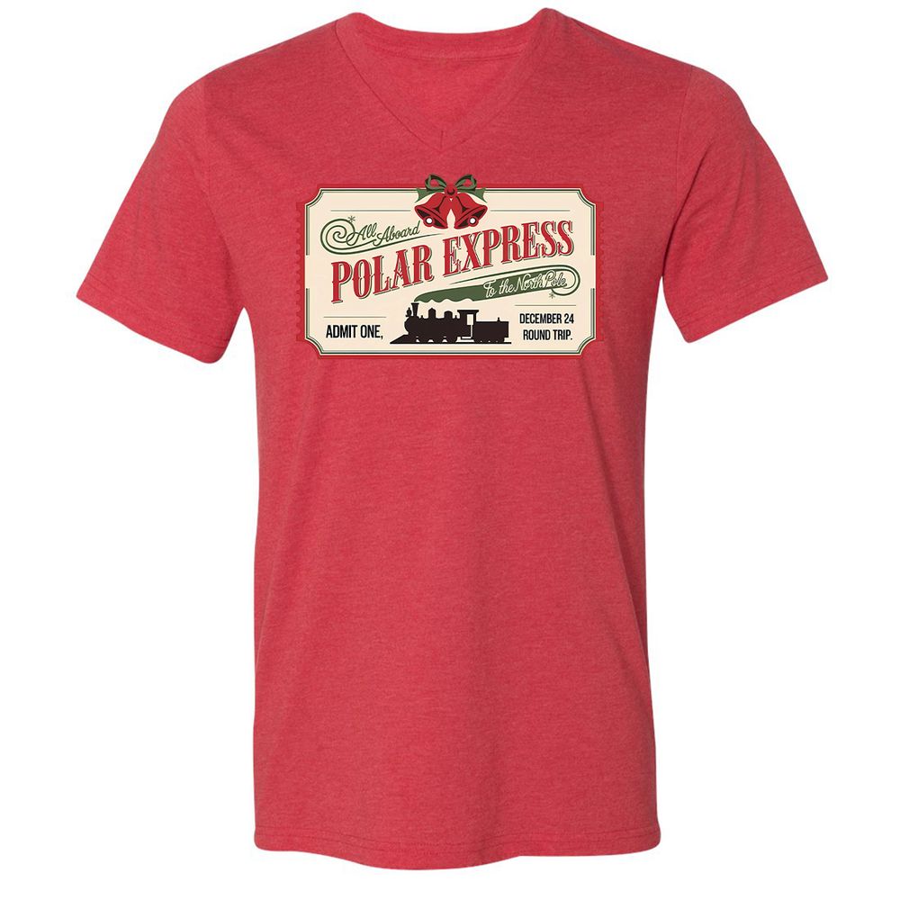 Polar Express Ticket - Heather Red - 5