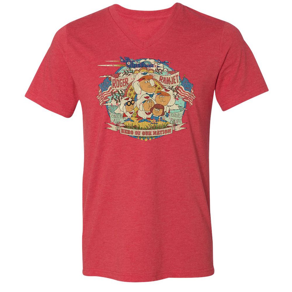 Vintage Style roger ramjet - Heather Red - 5