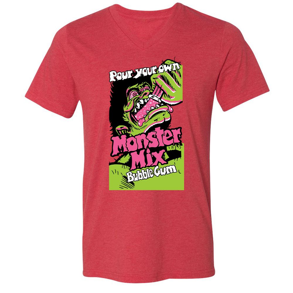 Monster Mix - Heather Red - 5