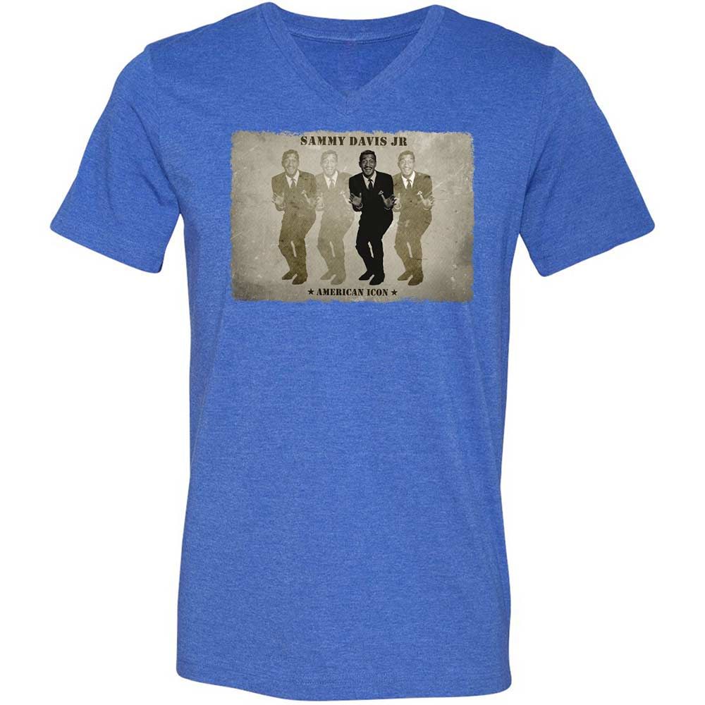 Unisex V-Neck T-Shirt - PHB5N4UR - Heather True Royal - 5