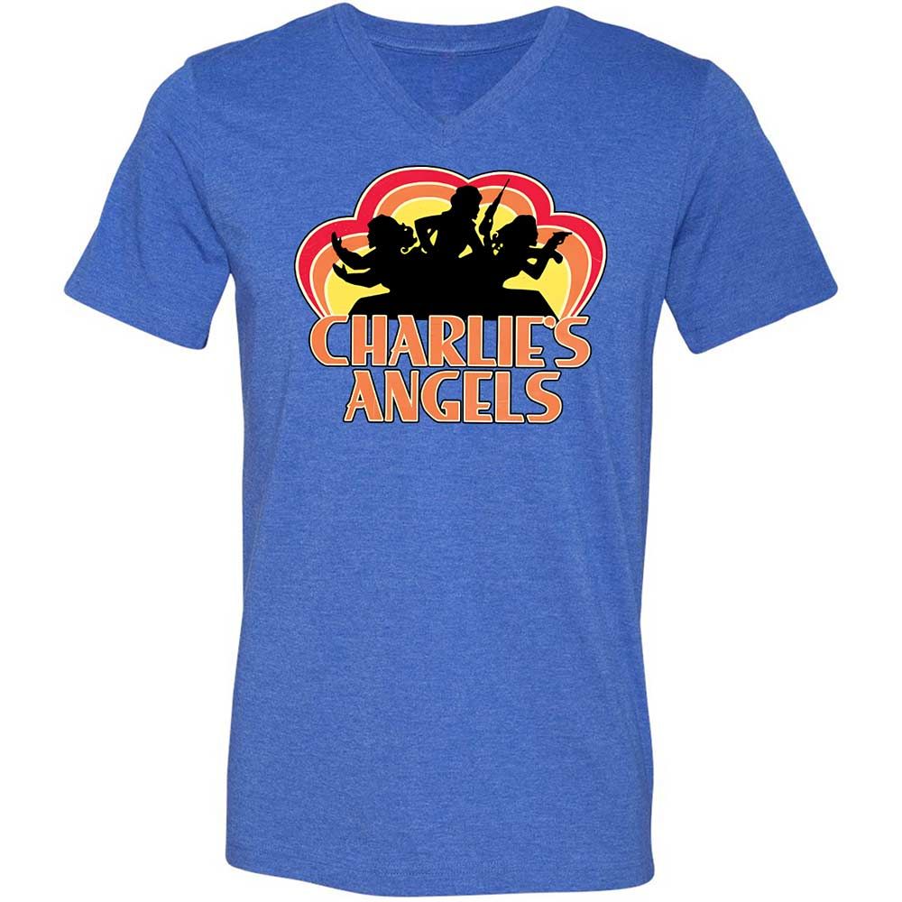 Unisex V-Neck T-Shirt - Z4CVRML5 - Heather True Royal - 5