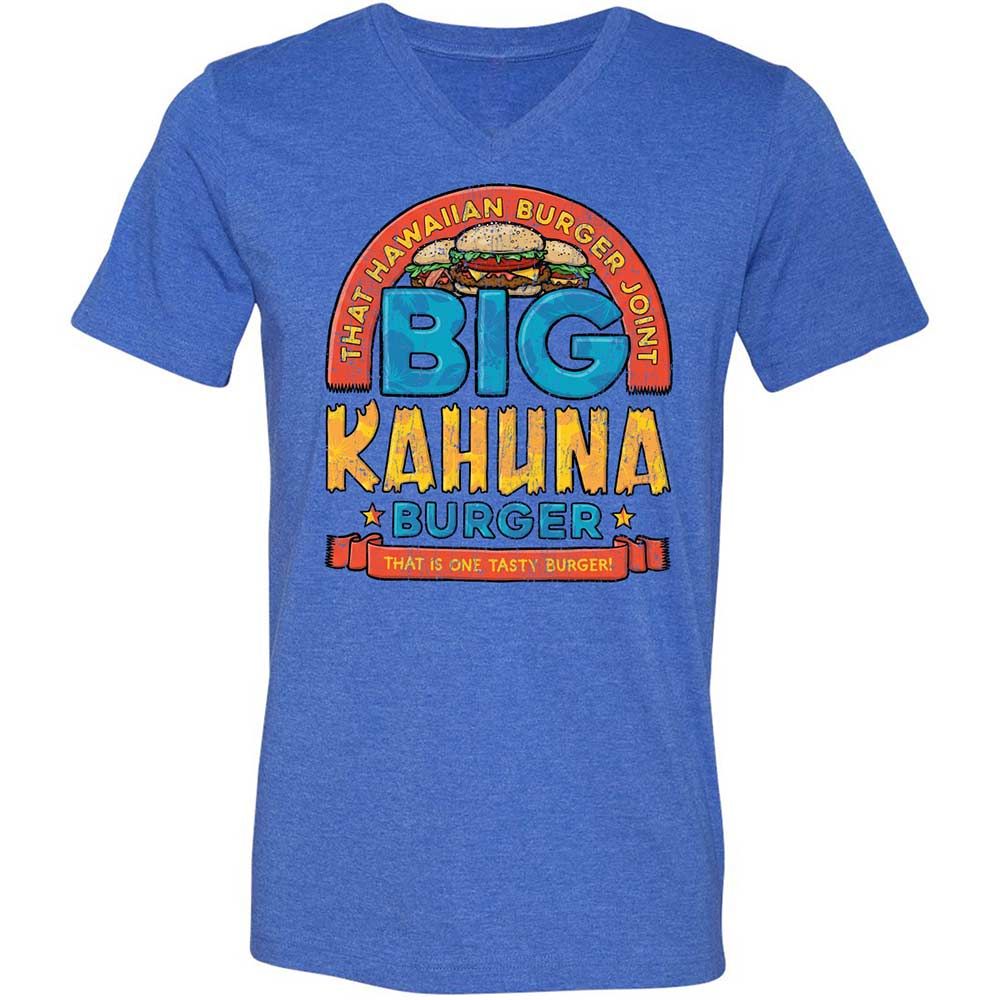 Unisex V-Neck T-Shirt - T4NZTXLQ - Heather True Royal - 5