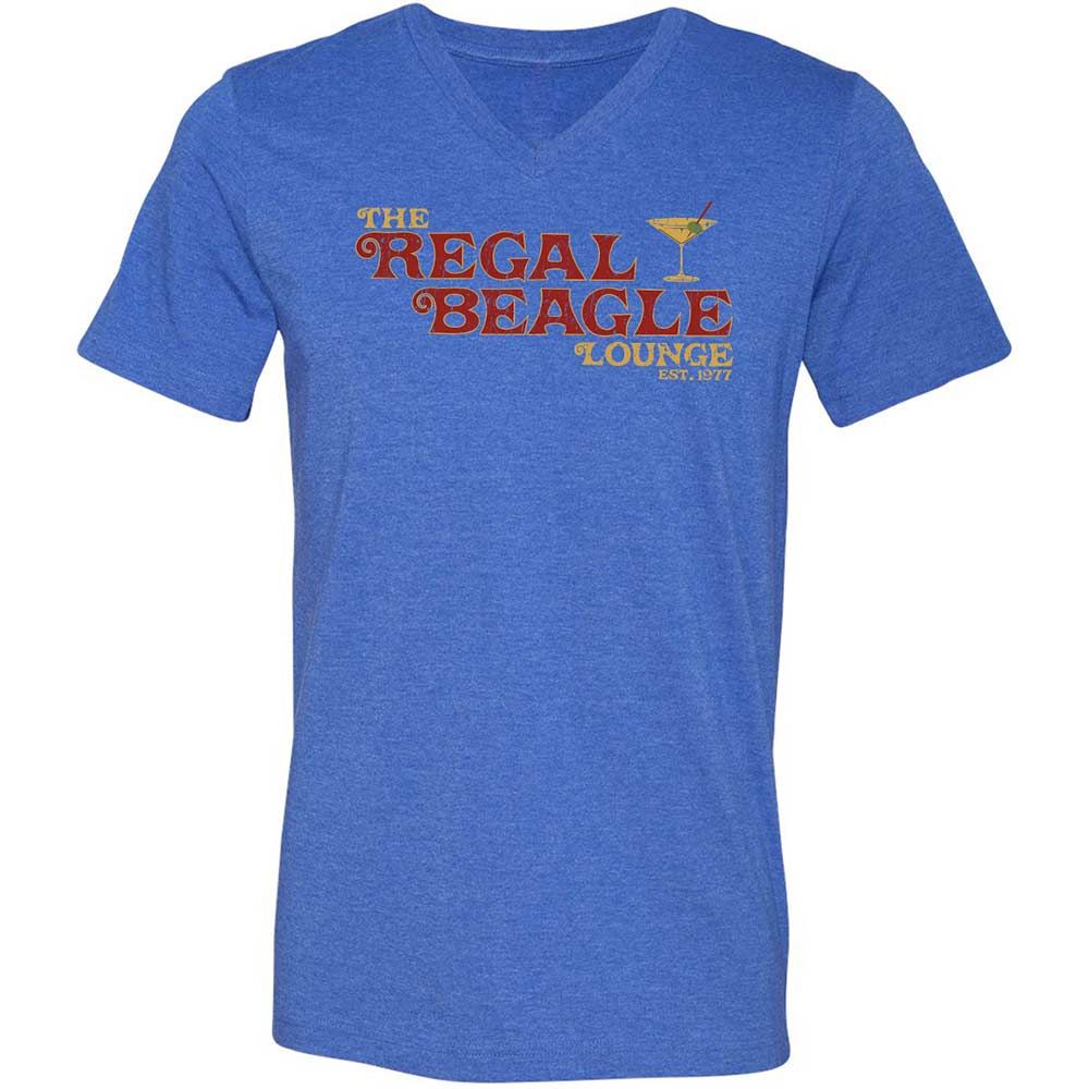 Unisex V-Neck T-Shirt - 9624Z5Z1 - Heather True Royal - 5