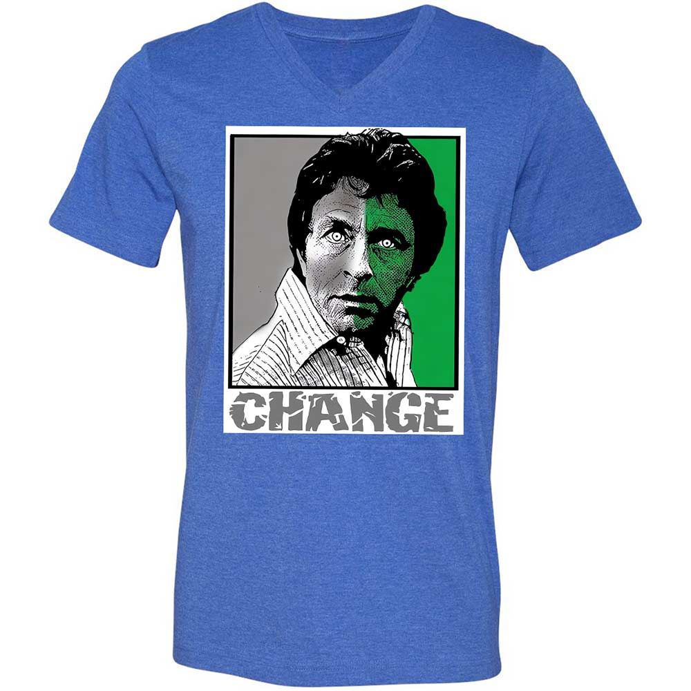 Unisex V-Neck T-Shirt - TSZ87PA6 - Heather True Royal - 5