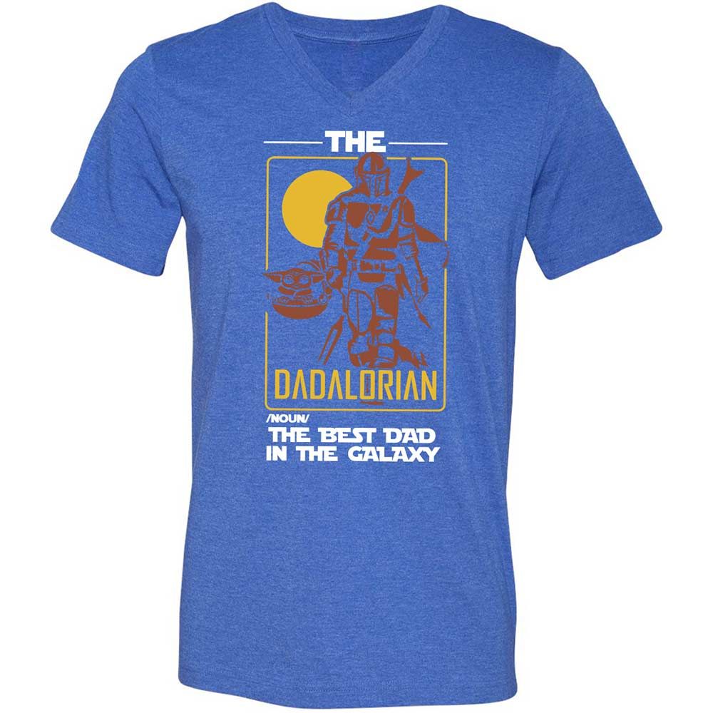 The Dadalorian The Best Dad In The Galaxy - Heather True Royal - 5