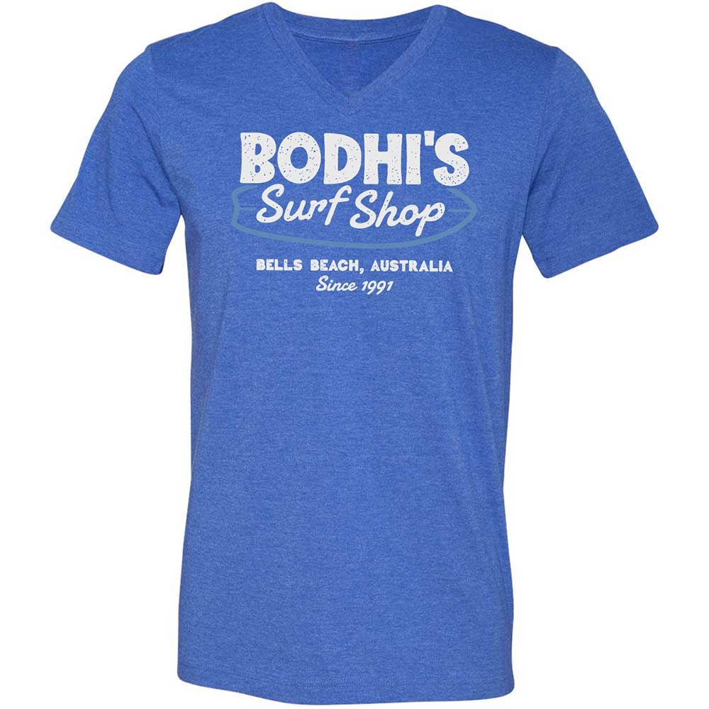 Unisex V-Neck T-Shirt - 3DWCAH4P - Heather True Royal - 5