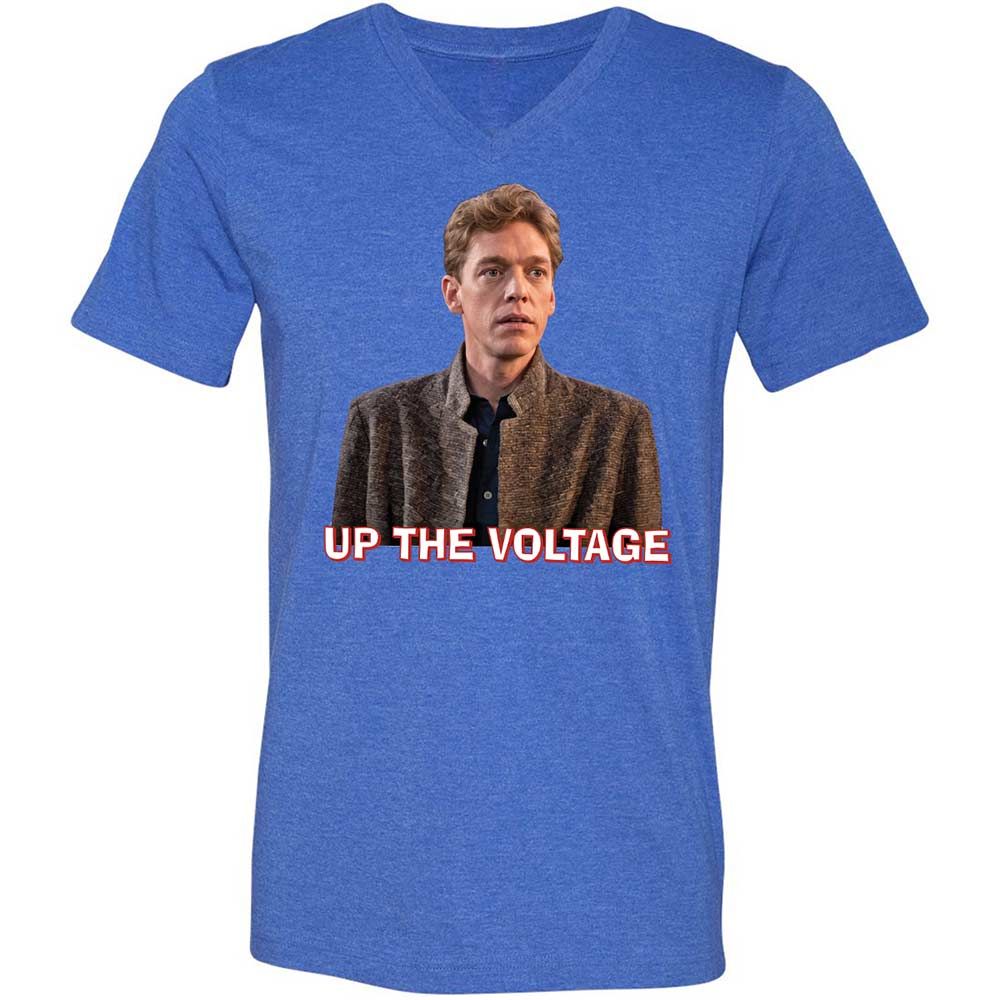 Unisex V-Neck T-Shirt - GU13KH3U - Heather True Royal - 5