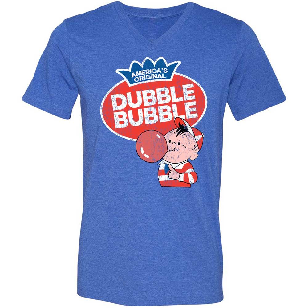 Unisex V-Neck T-Shirt - L2UQU8S7 - Heather True Royal - 5