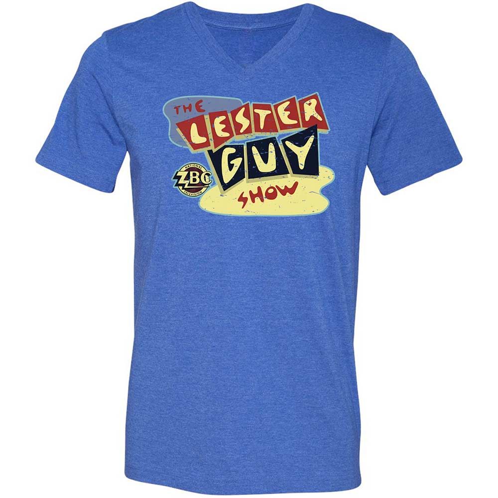 Unisex V-Neck T-Shirt - UR9XNNQV - Heather True Royal - 5