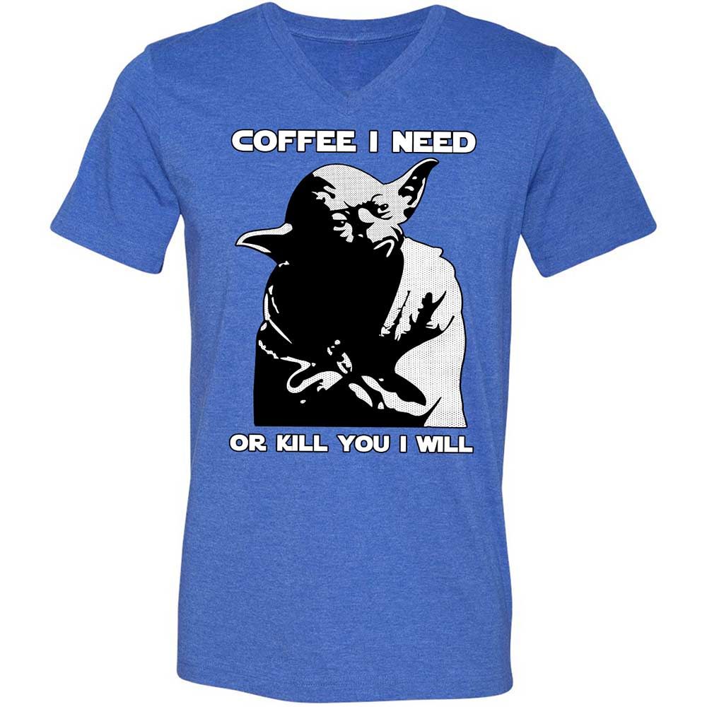Coffee I Need - Heather True Royal - 5