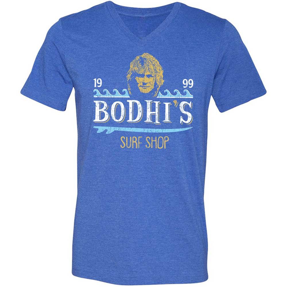 Unisex V-Neck T-Shirt - 1MEY3HEL - Heather True Royal - 5