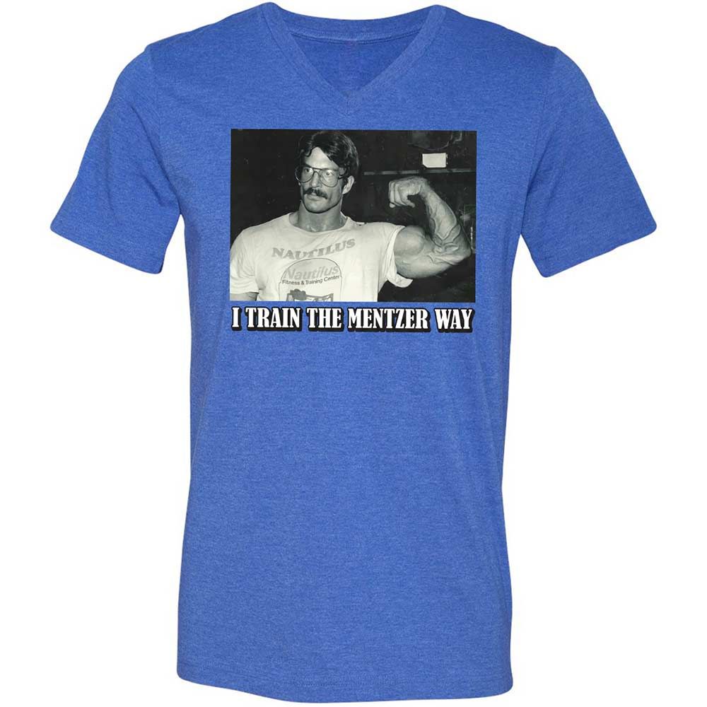 Unisex V-Neck T-Shirt - U28ZYD3U - Heather True Royal - 5