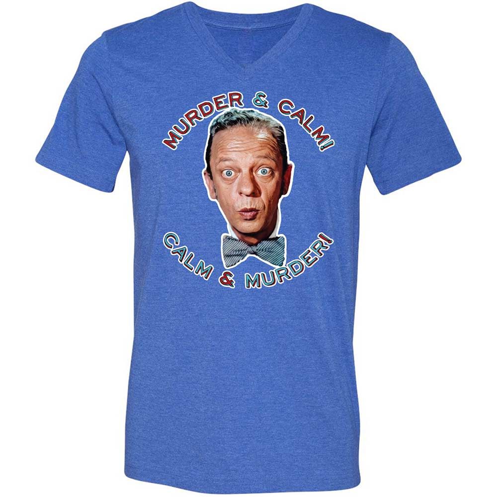 Unisex V-Neck T-Shirt - UQ26UN89 - Heather True Royal - 5