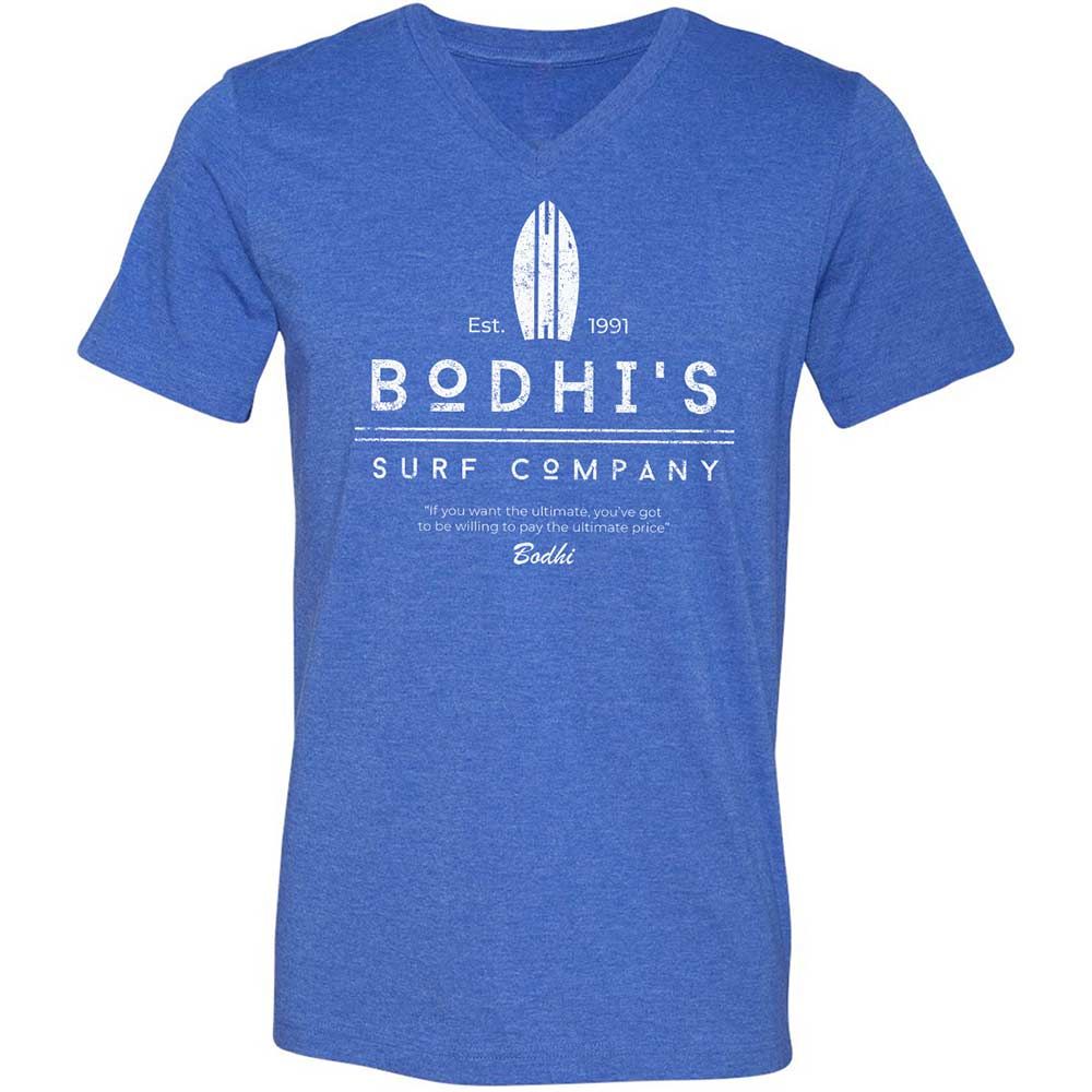 Unisex V-Neck T-Shirt - WQGQXWLG - Heather True Royal - 5