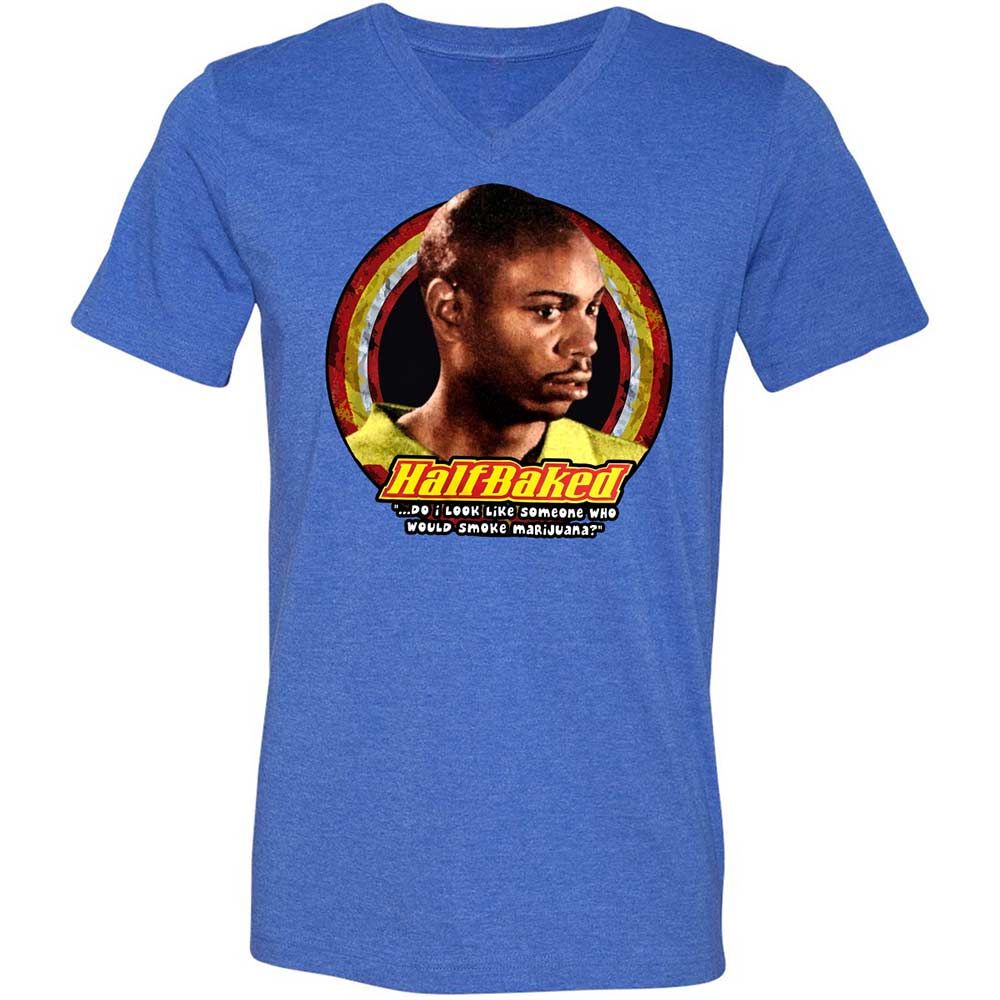 Unisex V-Neck T-Shirt - 9PQ6J2YV - Heather True Royal - 5