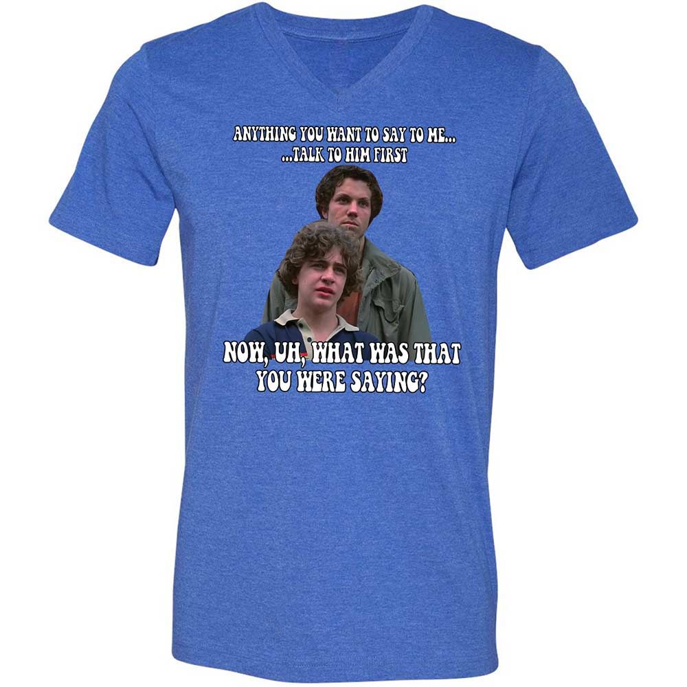 Unisex V-Neck T-Shirt - 36L2W5V7 - Heather True Royal - 5