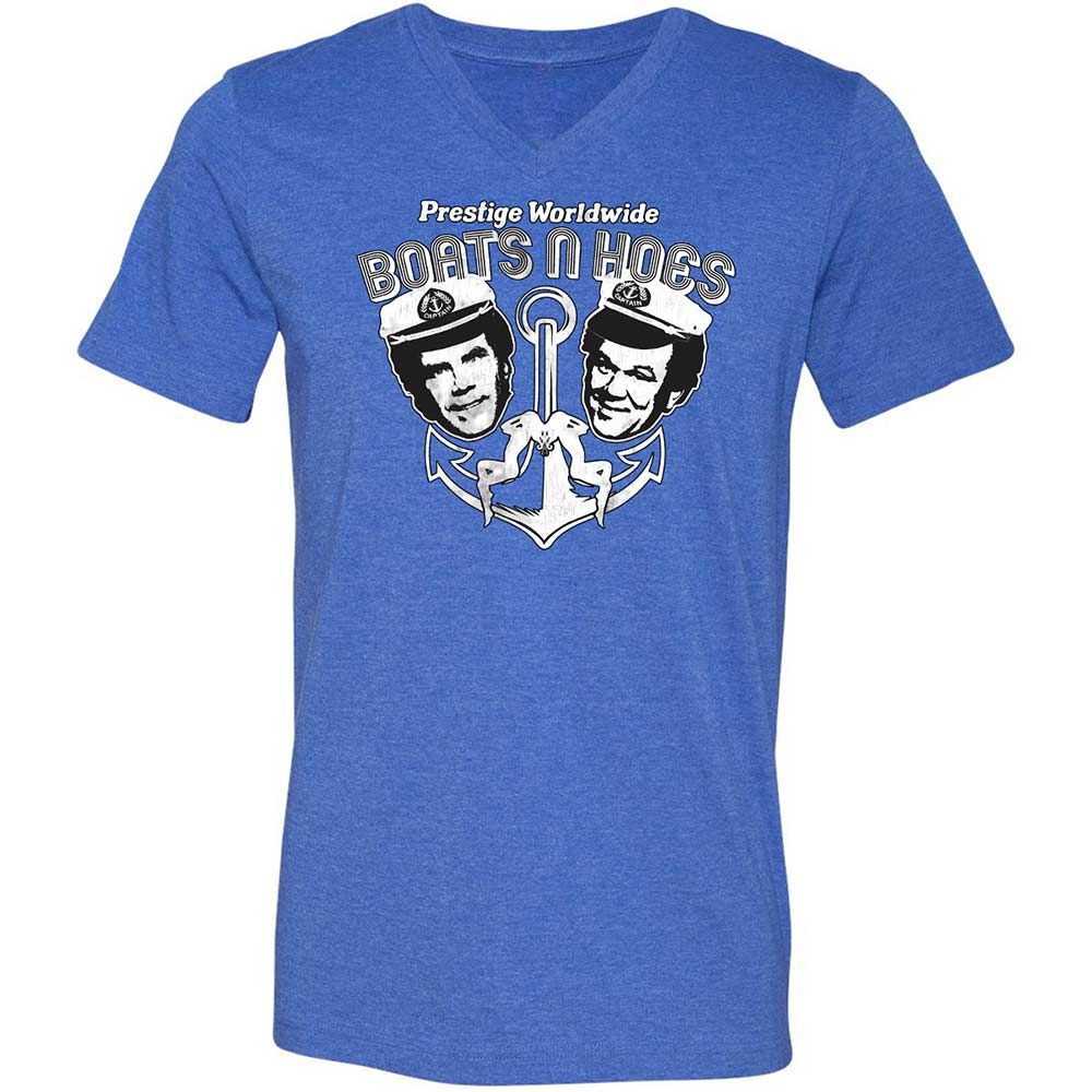 Unisex V-Neck T-Shirt - R9SCBAQ6 - Heather True Royal - 5
