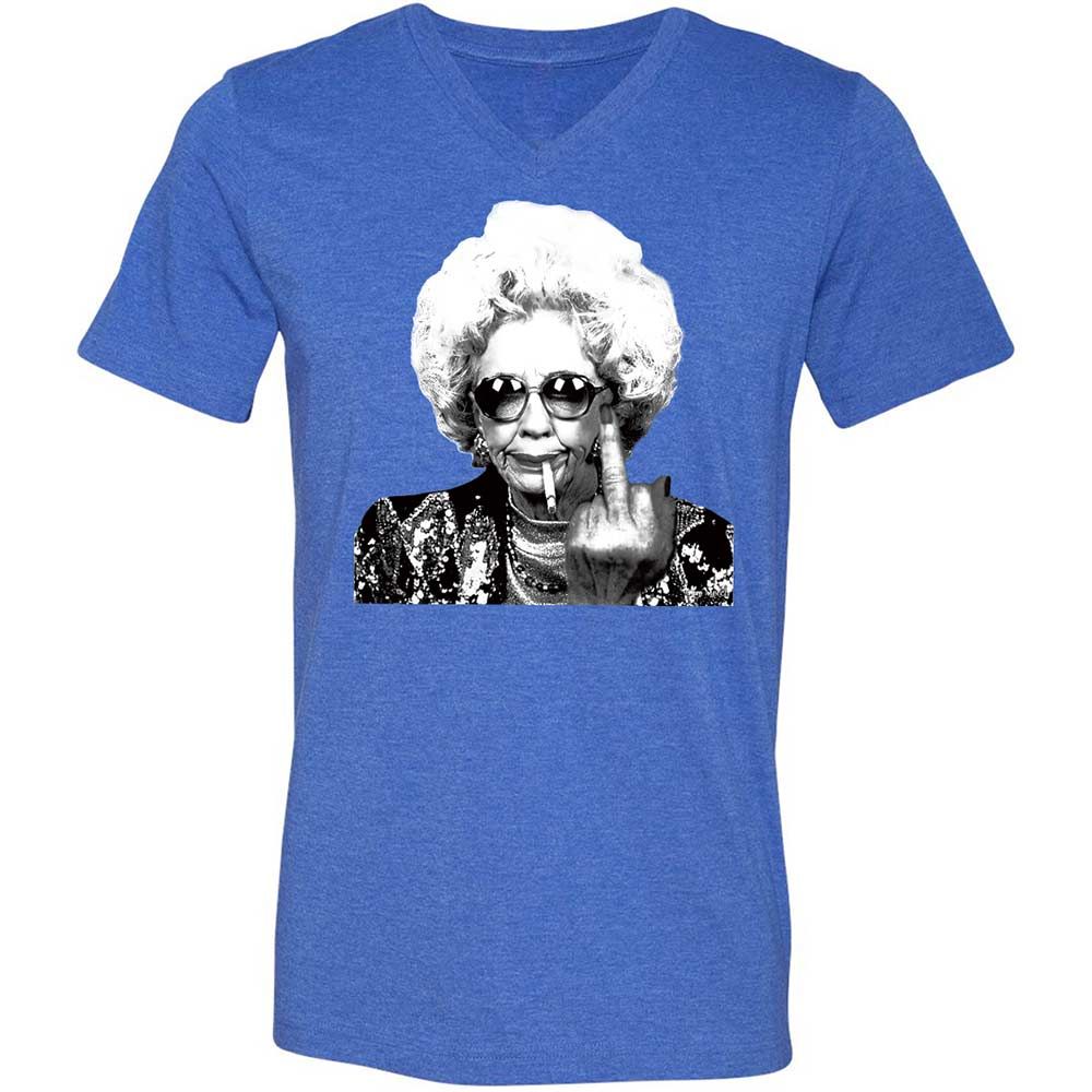Badass Grandma - Heather True Royal - 5