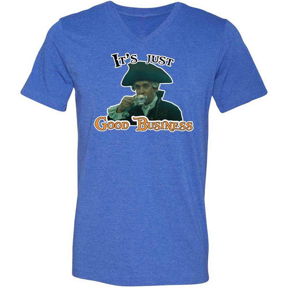 Unisex V-Neck T-Shirt - AFDBNQ8D - Heather True Royal - 5