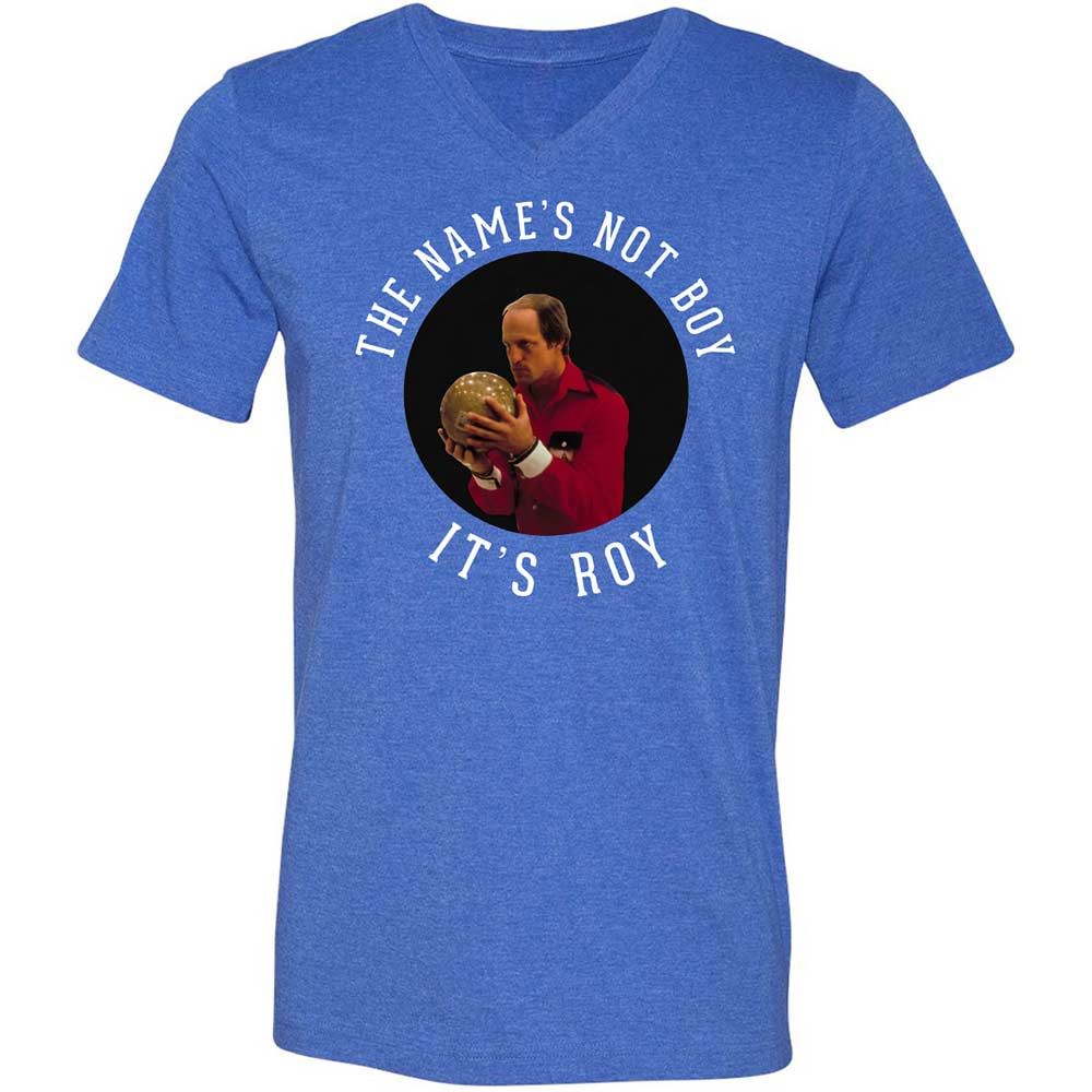 Unisex V-Neck T-Shirt - FAREKNZH - Heather True Royal - 5