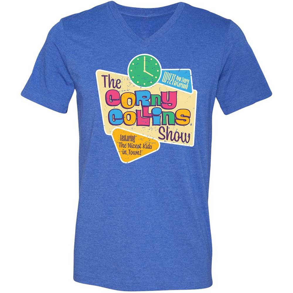 Unisex V-Neck T-Shirt - MR2JU1WL - Heather True Royal - 5