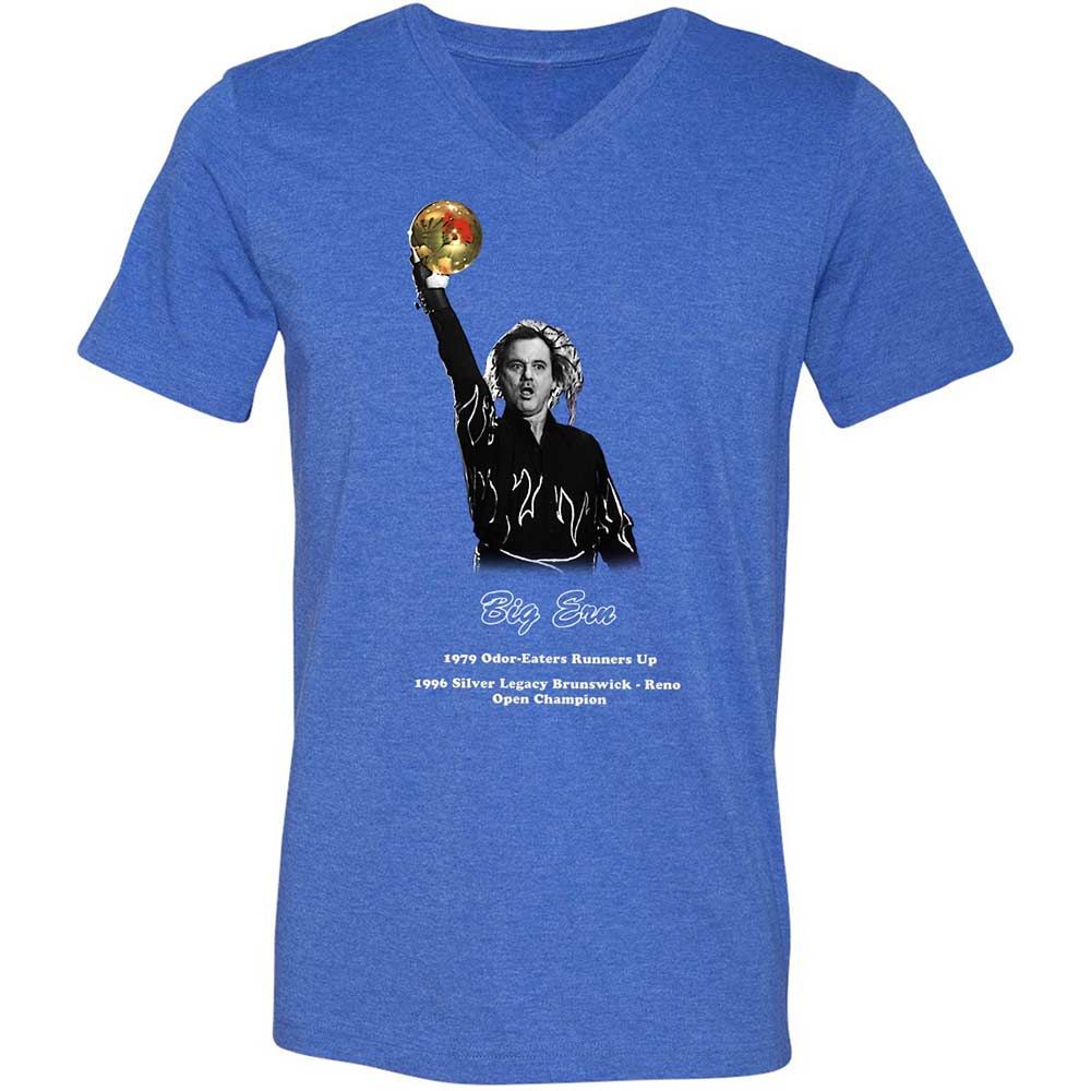 Unisex V-Neck T-Shirt - SCDEBWEH - Heather True Royal - 5