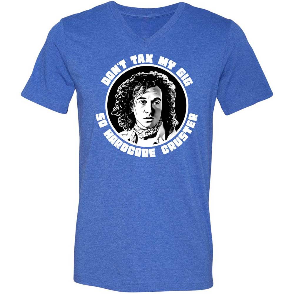 Unisex V-Neck T-Shirt - 5F8L6DXV - Heather True Royal - 5