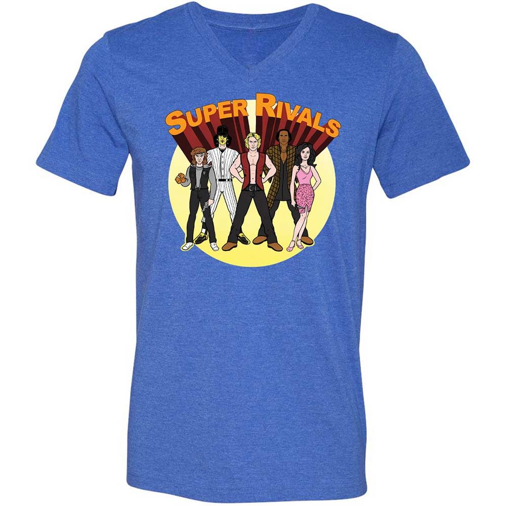 Unisex V-Neck T-Shirt - 1EA6MGTG - Heather True Royal - 5