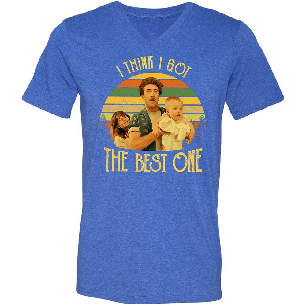 Unisex V-Neck T-Shirt - U8265BWB - Heather True Royal - 5