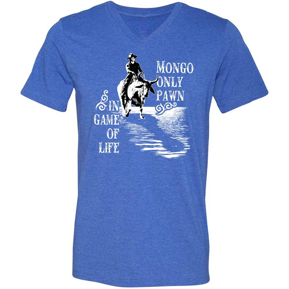 Unisex V-Neck T-Shirt - GUTBBV81 - Heather True Royal - 5