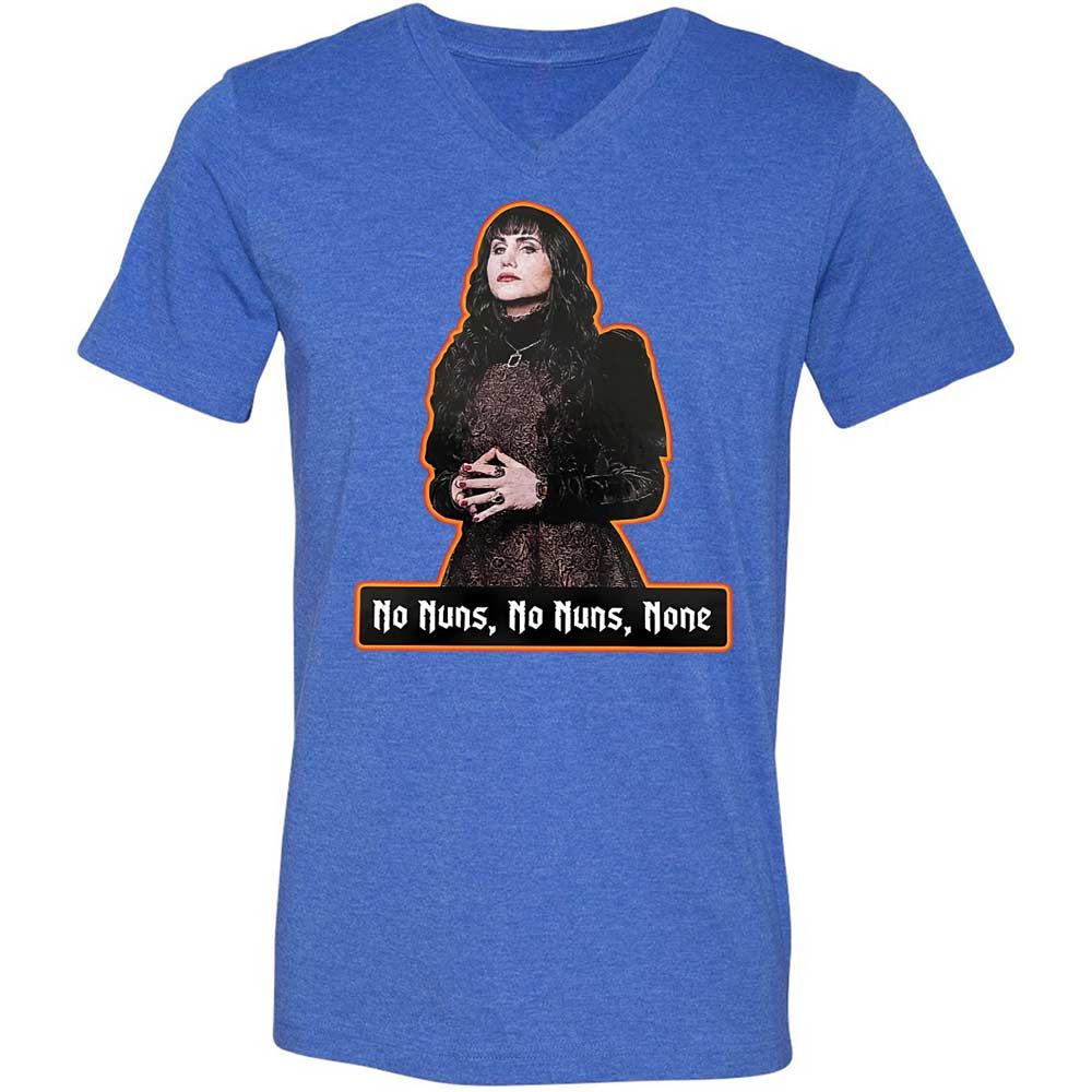 Unisex V-Neck T-Shirt - YUBD1BYZ - Heather True Royal - 5