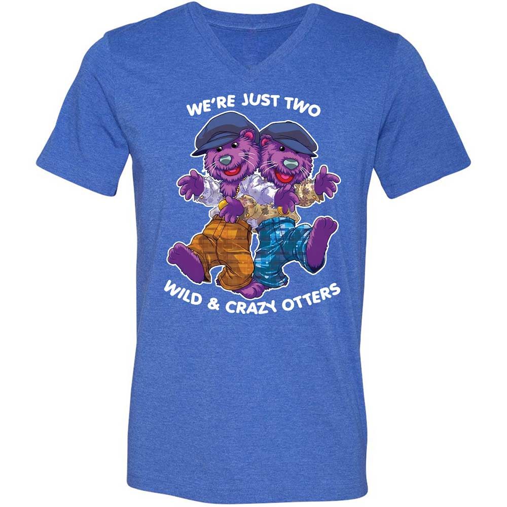 Two wild & crazy otters - Heather True Royal - 5