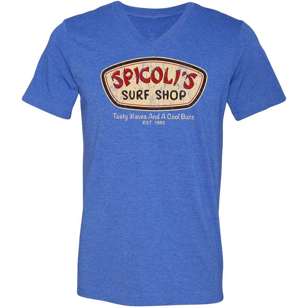 Unisex V-Neck T-Shirt - 7CDQ9Z8J - Heather True Royal - 5