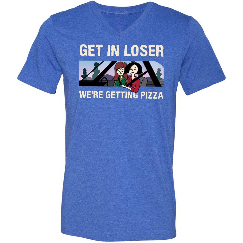 Unisex V-Neck T-Shirt - UNWYVYNR - Heather True Royal - 5