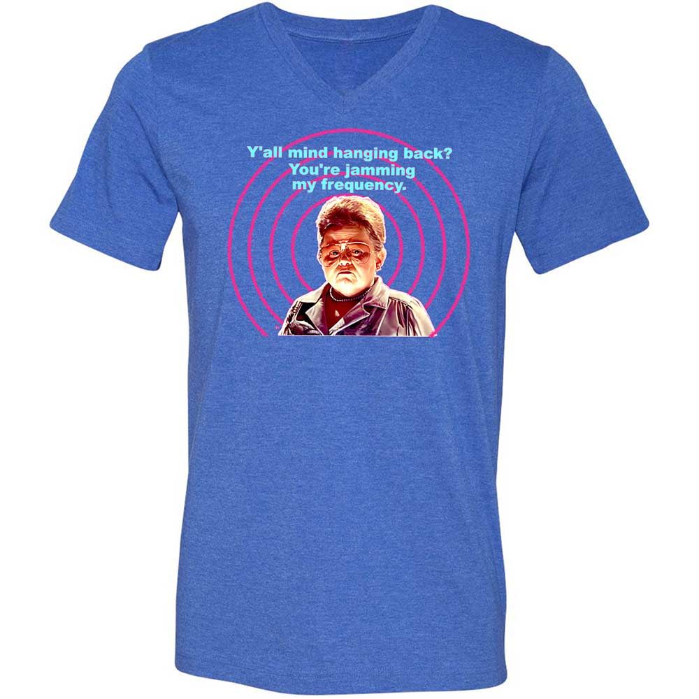 Unisex V-Neck T-Shirt - 1Q3HU76H - Heather True Royal - 5