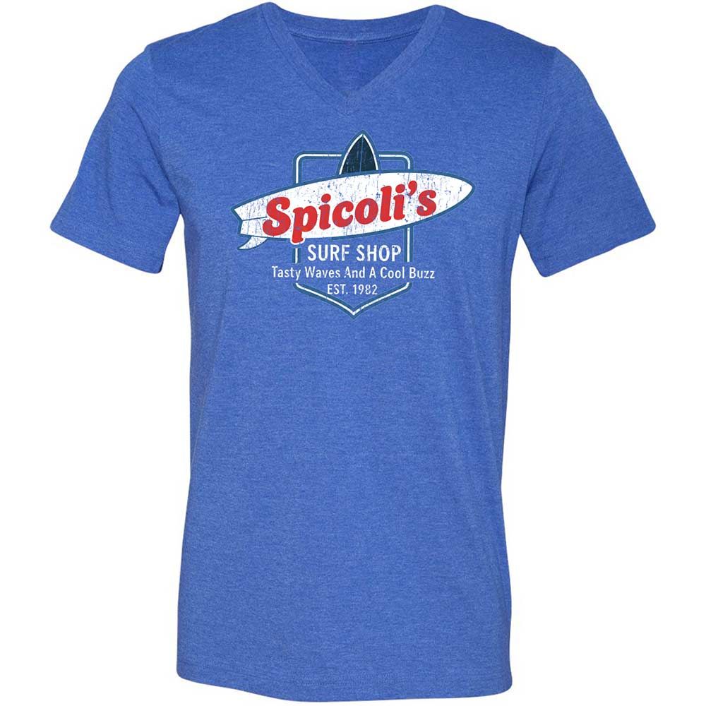 Unisex V-Neck T-Shirt - E256LVWT - Heather True Royal - 5