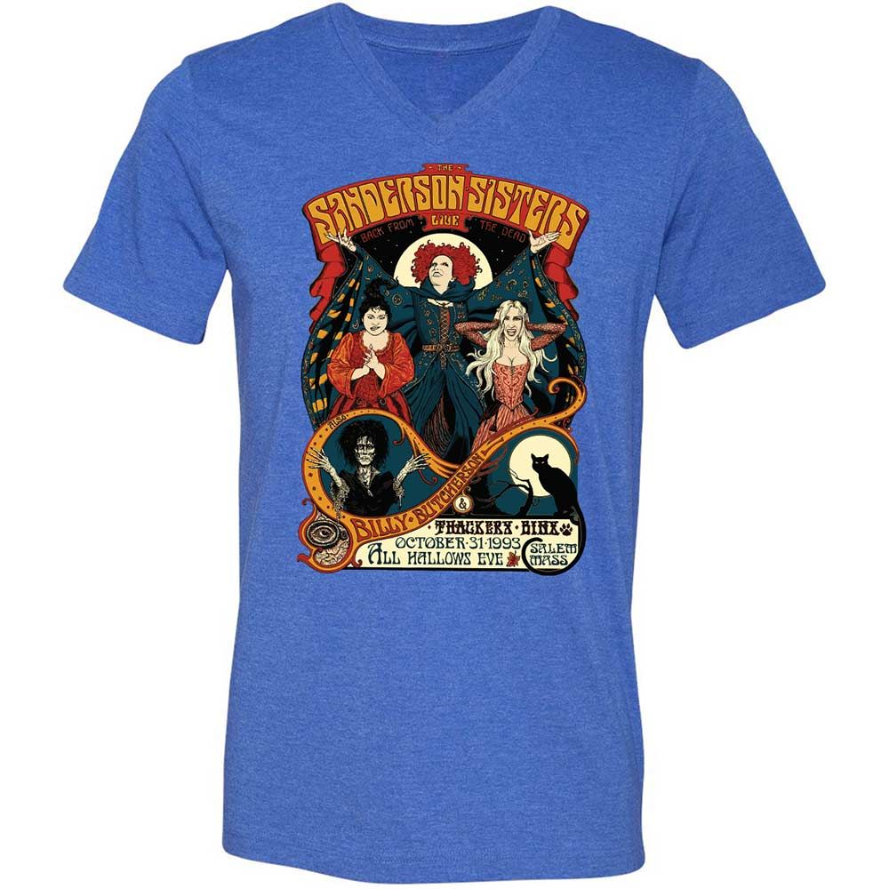Unisex V-Neck T-Shirt - PWE938TY - Heather True Royal - 5