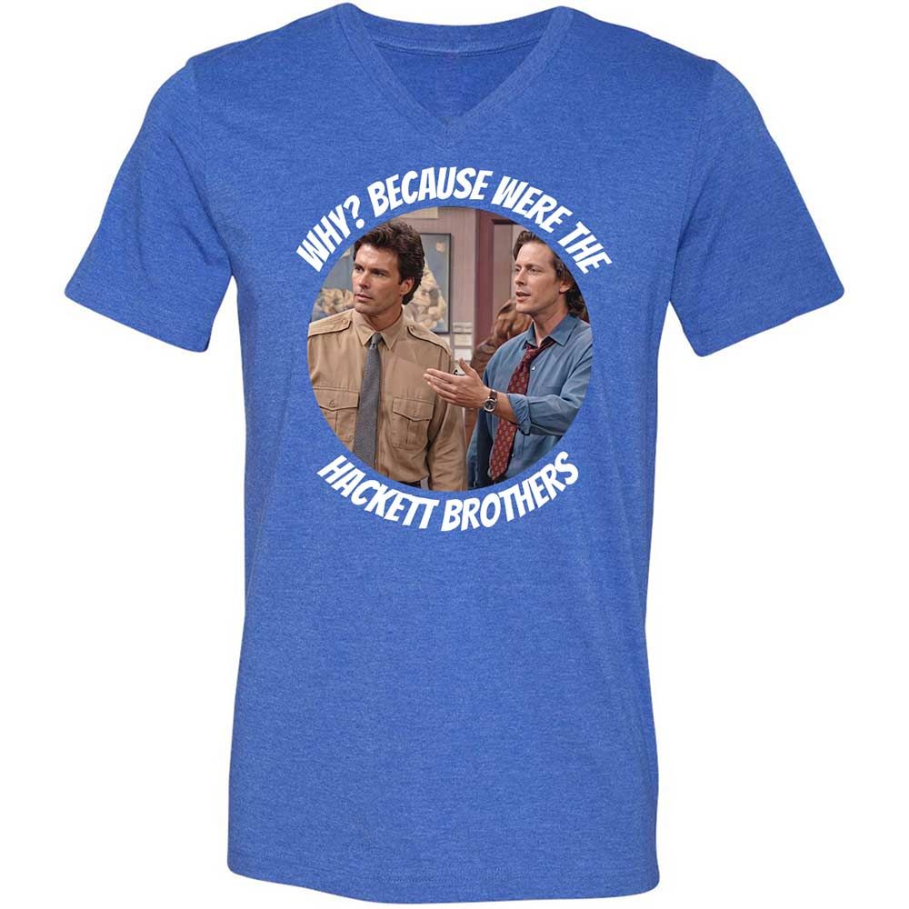 Unisex V-Neck T-Shirt - 1LP18TTS - Heather True Royal - 5