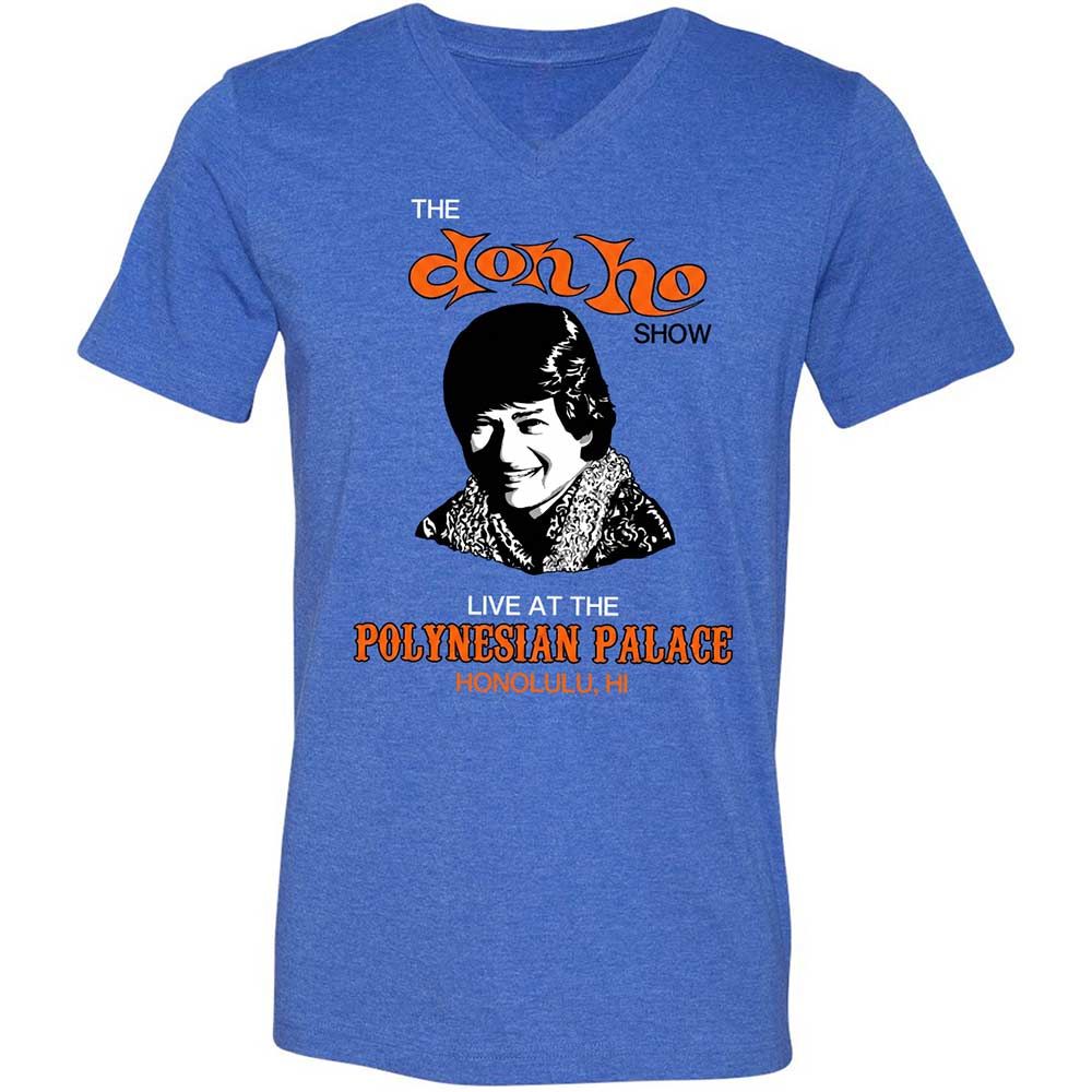 Unisex V-Neck T-Shirt - 2CNFZ68G - Heather True Royal - 5