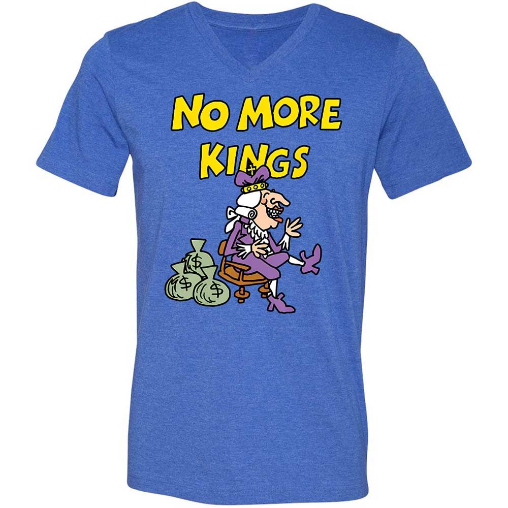 Unisex V-Neck T-Shirt - T89NUSGP - Heather True Royal - 5