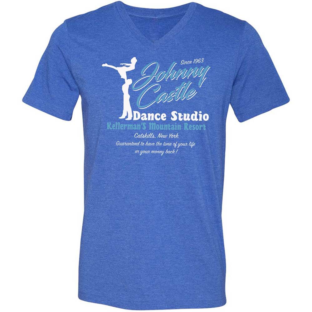 Unisex V-Neck T-Shirt - XXLJBML9 - Heather True Royal - 5