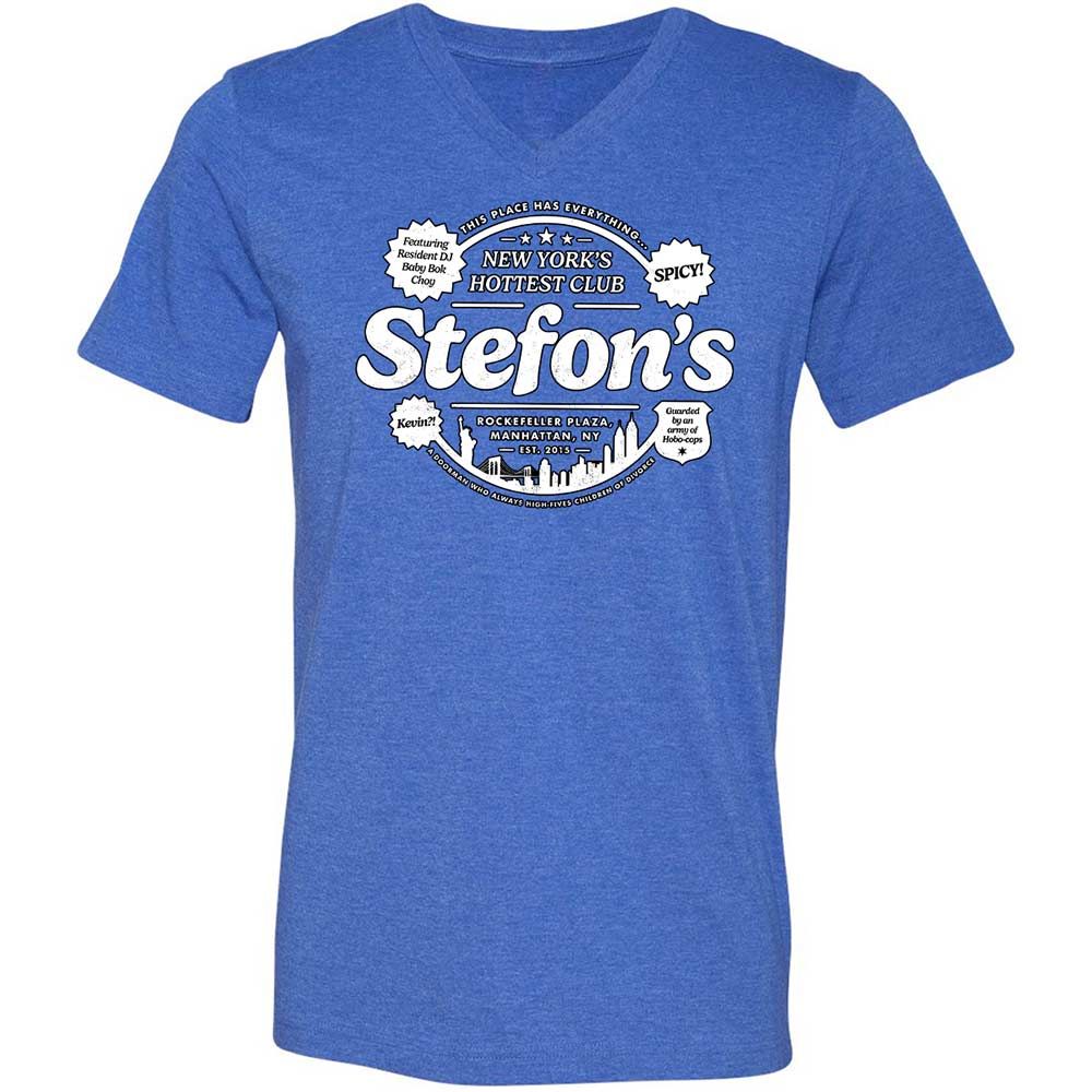 Unisex V-Neck T-Shirt - 38ZFR9DT - Heather True Royal - 5