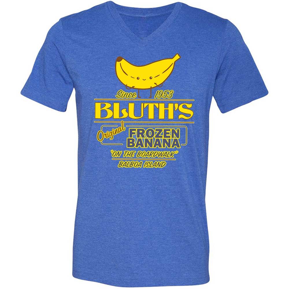 Unisex V-Neck T-Shirt - CVJP61S8 - Heather True Royal - 5