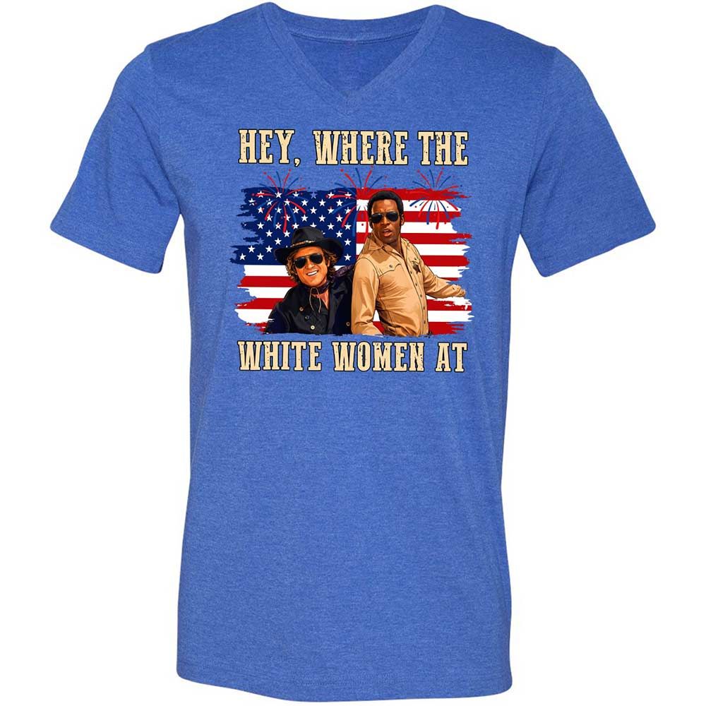 Hey Where The White At - Heather True Royal - 5