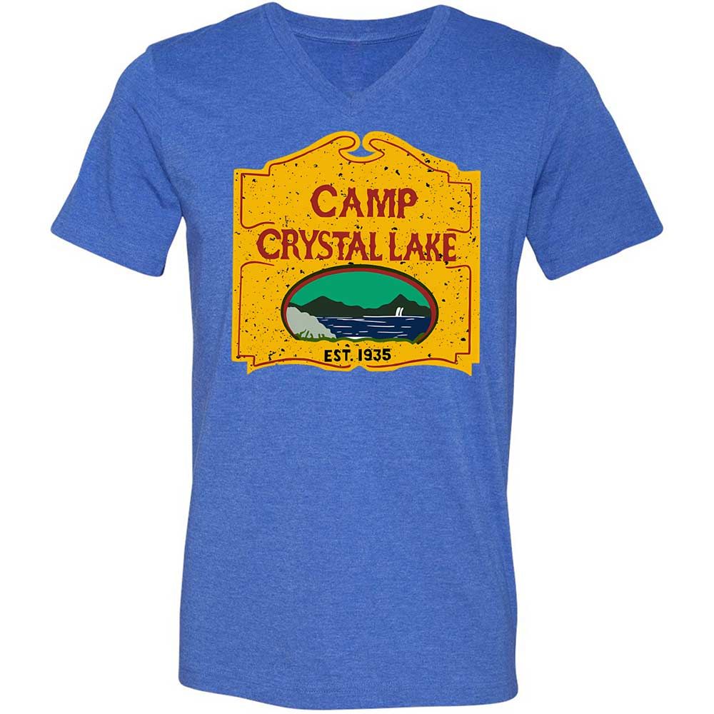 Unisex V-Neck T-Shirt - HMD99AW6 - Heather True Royal - 5