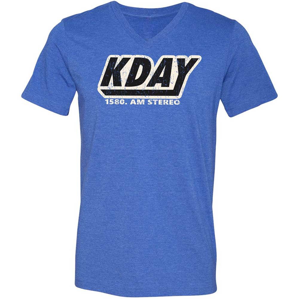 Unisex V-Neck T-Shirt - UAZ3KZF6 - Heather True Royal - 5