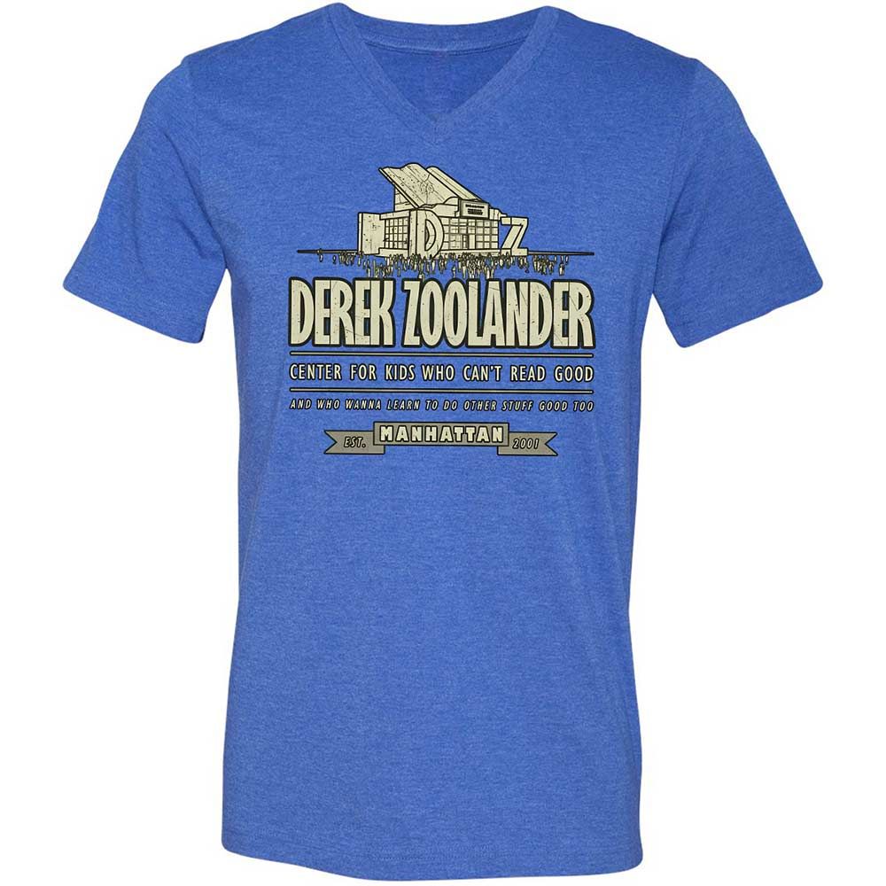Unisex V-Neck T-Shirt - 453YTGM2 - Heather True Royal - 5