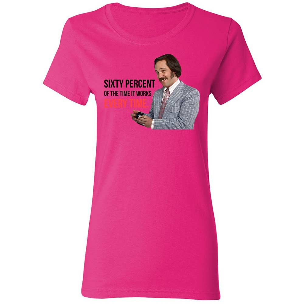 Women's T-Shirt - 871B9KUT - Heliconia - 5
