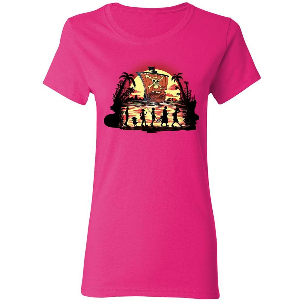 Women's T-Shirt - E883EFGQ - Heliconia - 5
