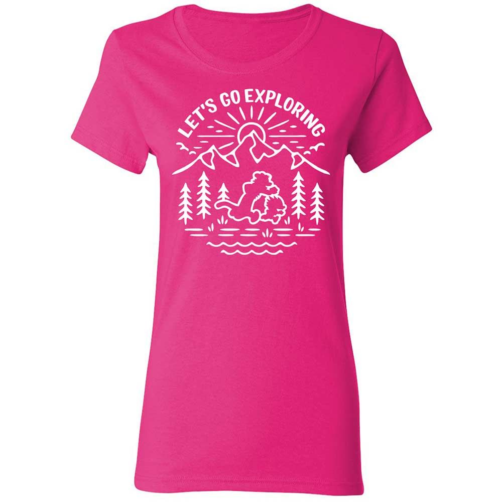 Women's T-Shirt - EU58BQQK - Heliconia - 5